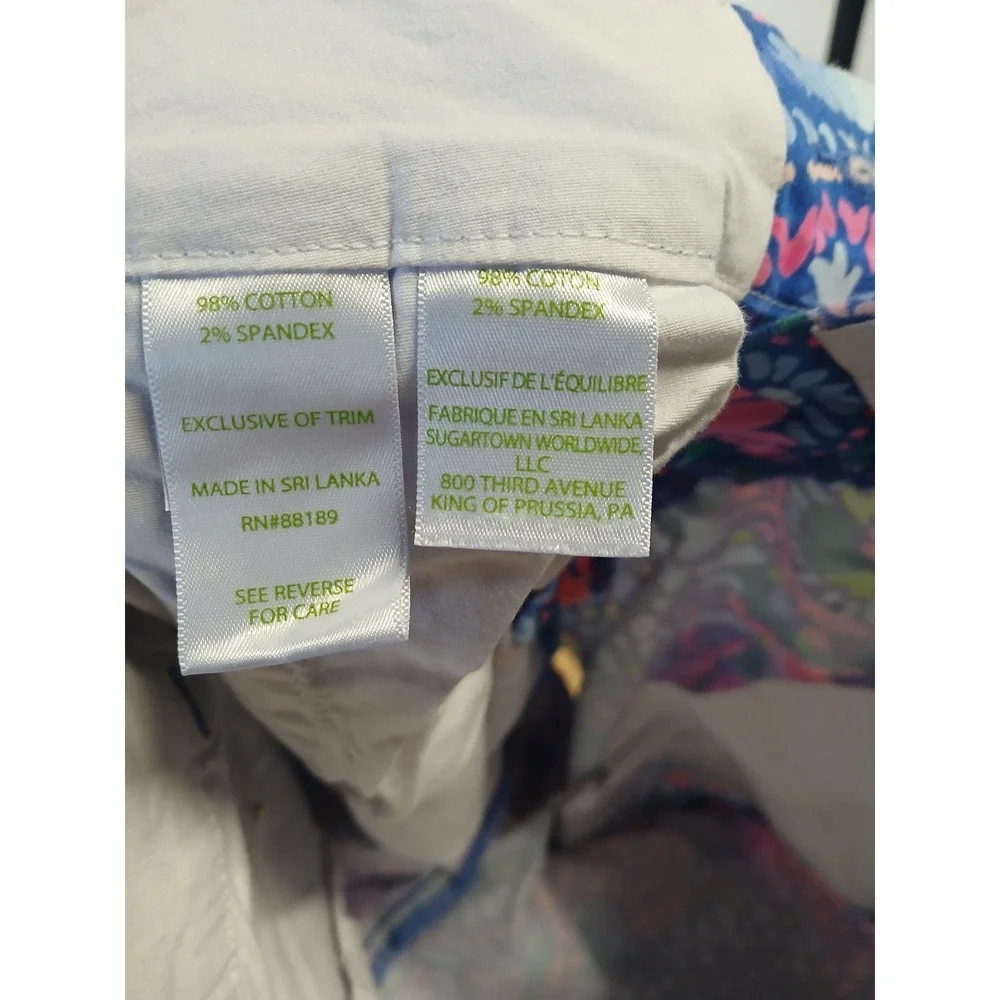 Lily Pulitzer size 2‎ shorts chipped Bermuda madina country club modest 9